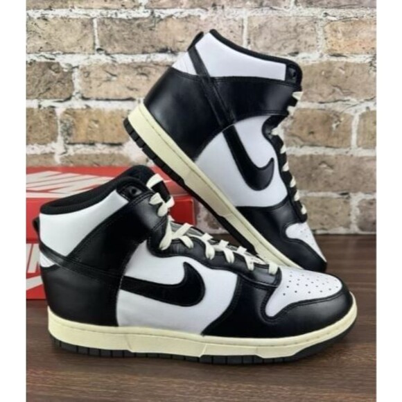 Nike Dunk High Vintage Black DQ8581-100 Women’s Shoe Size 12/ Mens Size 10.5 NEW - Picture 1 of 8